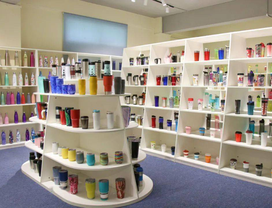 A Variety Of Tumblers Bottles Cups And Mugs For Customization