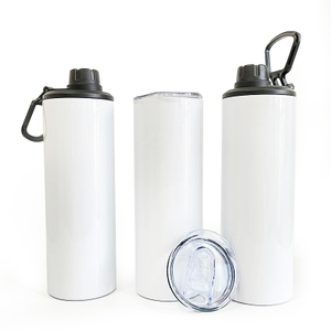 Stainless Steel Straight Plain White Sublimation Tumbler Mugs