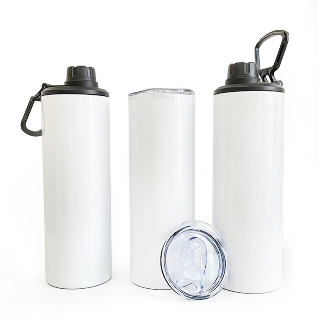 Stainless Steel Straight Plain White Sublimation Tumbler Mugs