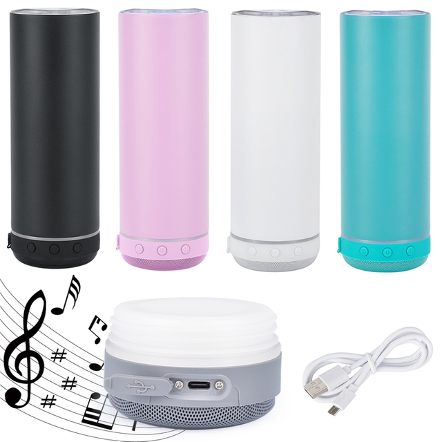 Insulated Tumbler for Sublimation With Bluetooth Musical