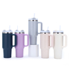 Insulated Stainless Steel Tumbler with Handle And Straw Lid