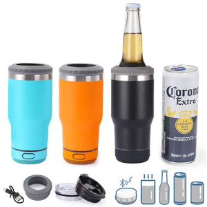 14oz Bluetooth Speaker Insulated Can Cooler Wholesale