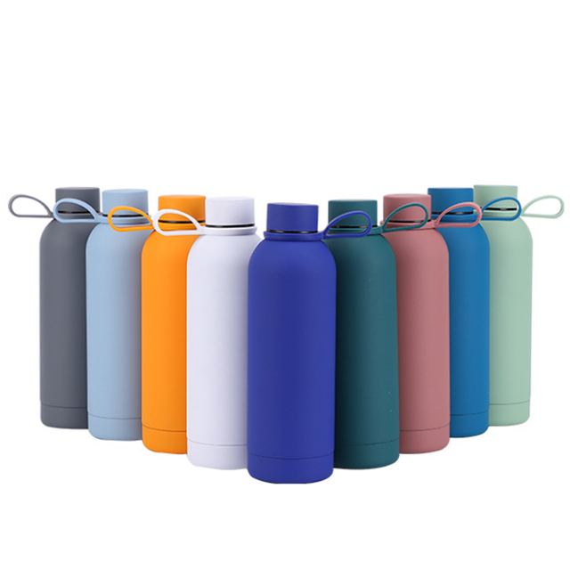 Stainless Steel Non-Insulated Water Bottle with Sport Cap