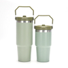 Stainless Steel Tumbler with Carry Loop Vacuum Travel Mug