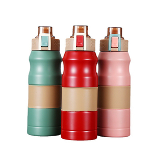 Best Straw Bottle ThermoFlask Travel Sport Water Bottle