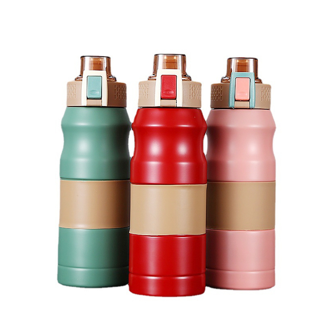 Best Straw Bottle ThermoFlask Travel Sport Water Bottle