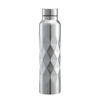 Textured Diamond Pattern Stainless Steel Water Bottle