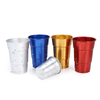 Metal Aluminum Cups Drinking Tumbler Unbreakable Beer Cups