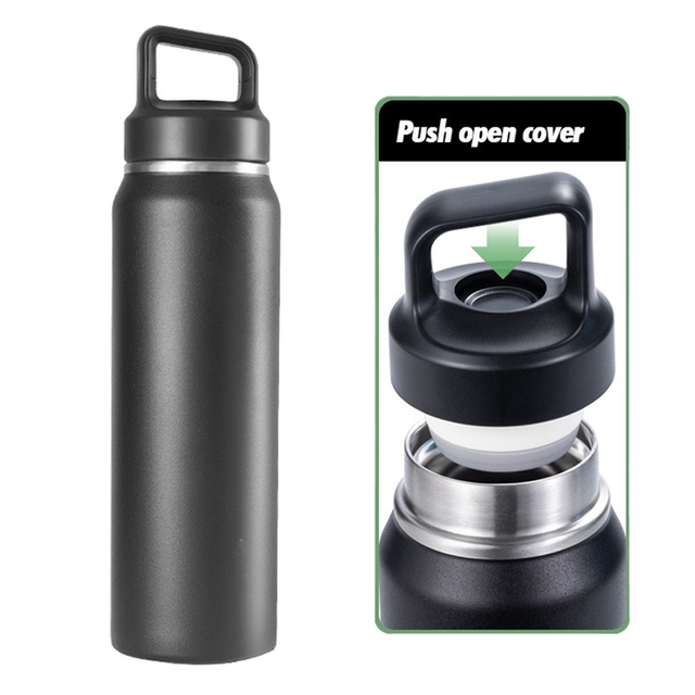 Stainless Steel One Click Open Thermos Bottle Manufacturer