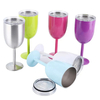Stainless Steel Insulated Wine Glass Unbreakable Champagne Goblet 