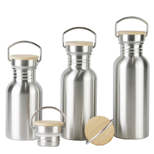Refillable Large Stainless Steel Travel Cool Water Bottles 