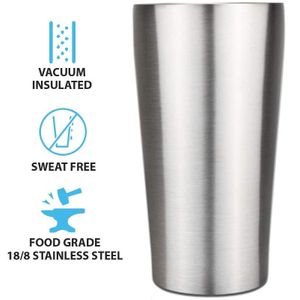 Stainless Steel Tumbler Insulated Metal Drinking Glasses