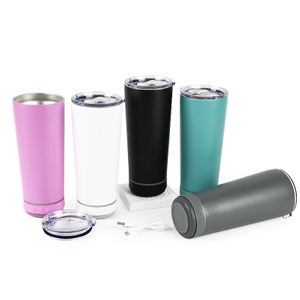 Stainless Steel Vacuum Tumbler With Bluetooth Speaker