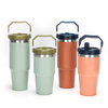 Stainless Steel Tumbler with Carry Loop Vacuum Travel Mug