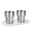 Double Walled Stainless Steel Tumblers Reusable Drinking Cups