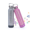 Insulated Water Bottle with Rechargeable Bluetooth Speaker