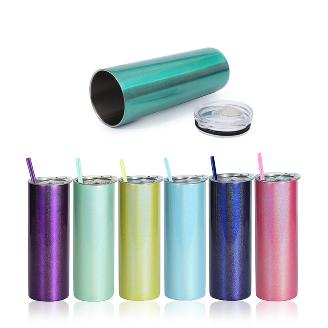 Thermal Stainless Steel Insulated Glitter Thermos Tumbler
