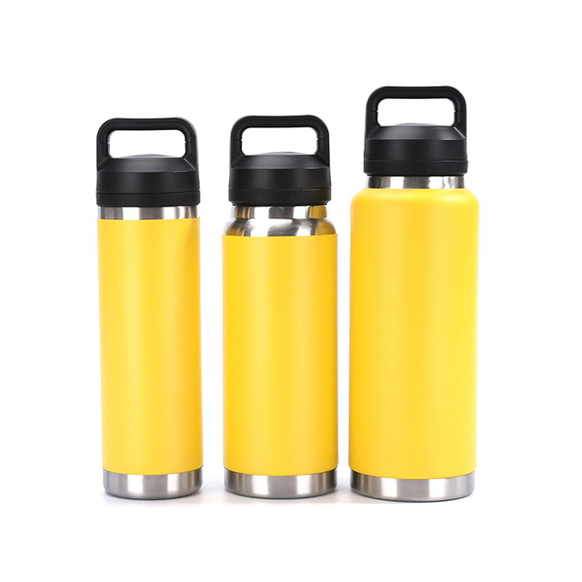 Bulk Powder Coated Big Volume Insulated Camping Water Bottle
