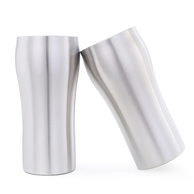 Custom 430ml Vacuum Insulated Stainless Steel Beer Tumbler
