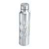 Textured Diamond Pattern Stainless Steel Water Bottle