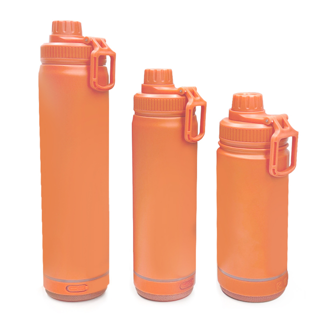 Thermos Sport Bottle Water with Bluetooth Speaker