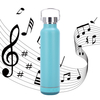 Insulated Water Bottle with Rechargeable Bluetooth Speaker