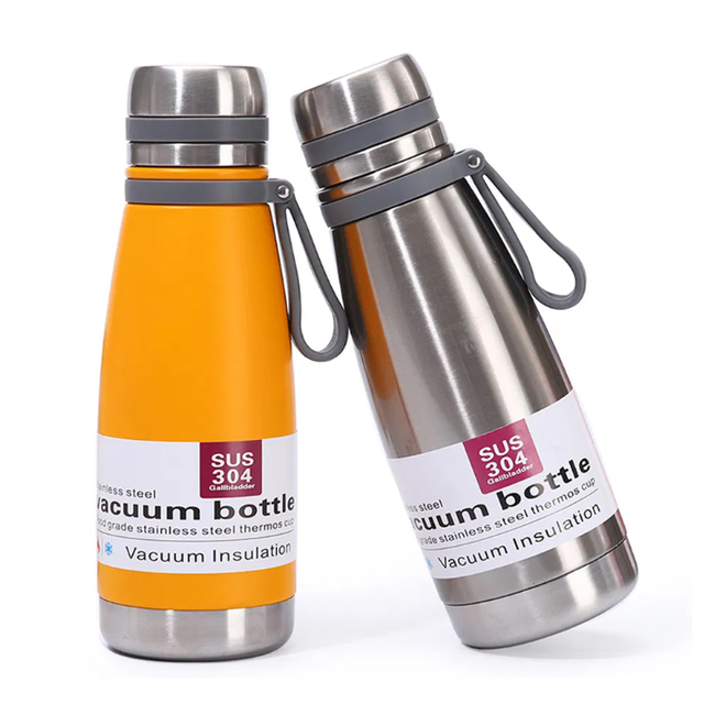 Stainless Steel Thermos Bottle With Carrying Handle