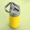 IceFlow Stainless Steel Leakproof Cup with Straw And Handle