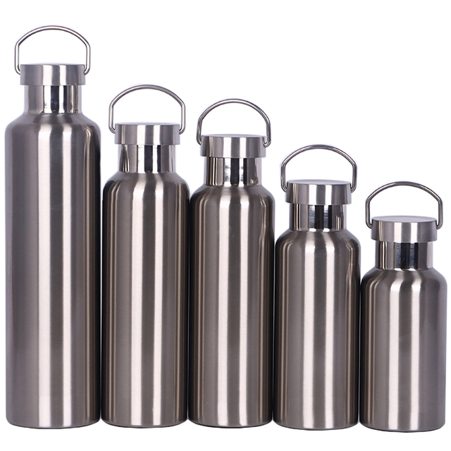 Reusable Stainless Steel Insulated Wide Mouth Water Bottle 
