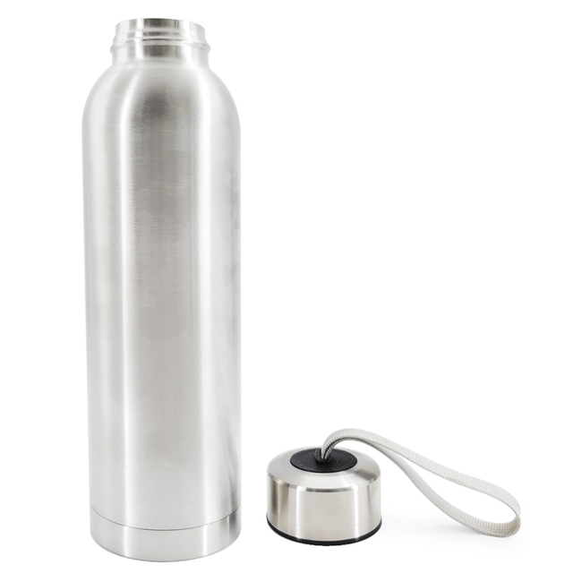 Stainless Steel Hot And Cold Vacuum Bottle Matt Steel Finish