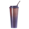Customization Initial Stainless Steel Tumbler With Straw 
