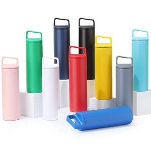 Travel Metal Thermal Skinny Tumbler With Handle Cover