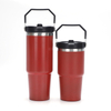 Stainless Steel Tumbler with Carry Loop Vacuum Travel Mug