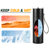 One Touch Open Stainless Steel Thermal Water Bottle Factory 