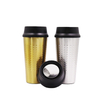 Bright Golden Painting Stainless Steel Insulated Coffee Cup