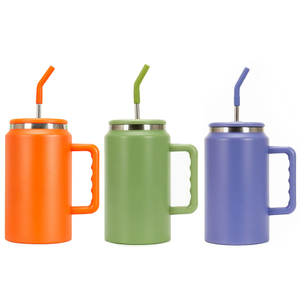 Insulated Stainless Steel Tumbler Large Capacity Travel Mug