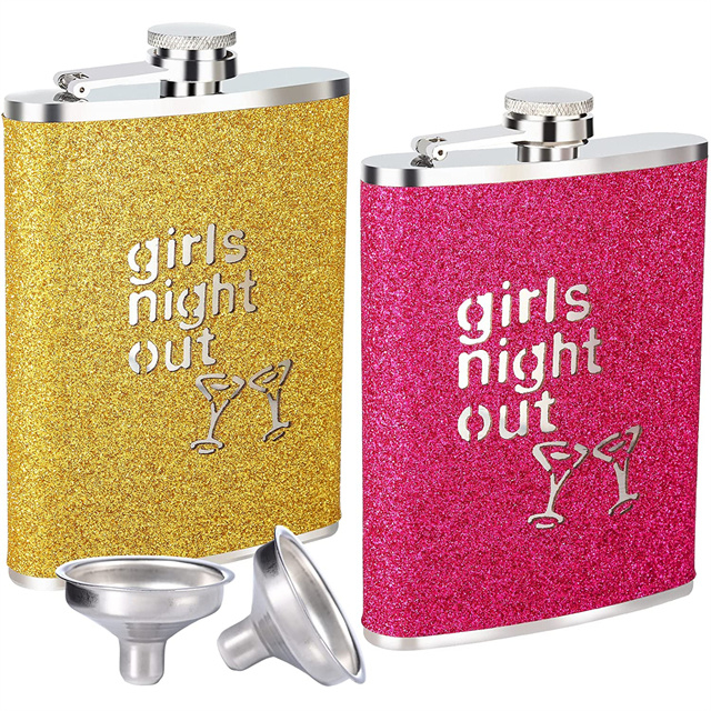 Glitter Flask Flasks for Liquor for Men Women