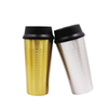 Bright Golden Painting Stainless Steel Insulated Coffee Cup