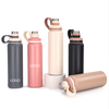 Stainless Steel Flask Bottle 600ml/800ml Portable Straw