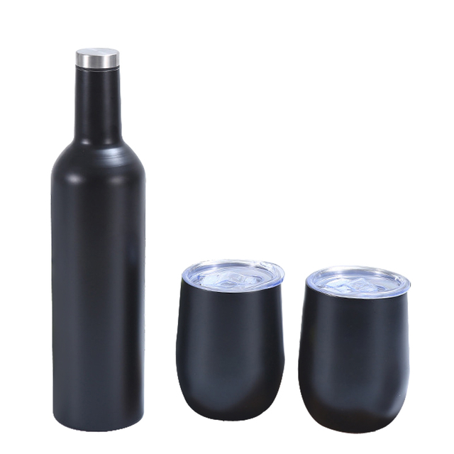 Stainless Steel Wine Gift Set Double Wall Insulated Bottle