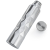 Textured Diamond Pattern Stainless Steel Water Bottle