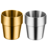 Double Walled Stainless Steel Tumblers Reusable Drinking Cups