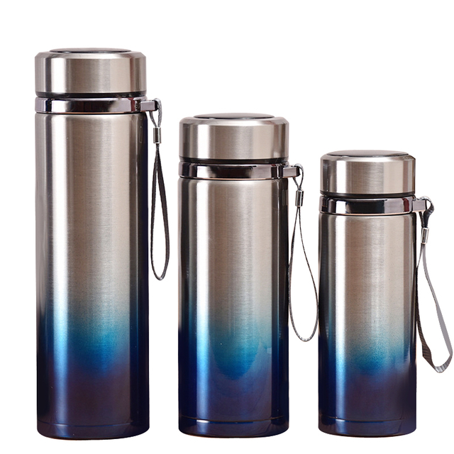 Insulated Water Bottle Stainless Steel Vacuum Cup with Handle