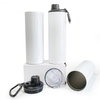 Stainless Steel Straight Plain White Sublimation Tumbler Mugs