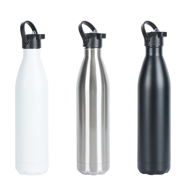 Uninsulated Single Walled Stainless Steel Sports Water Bottle