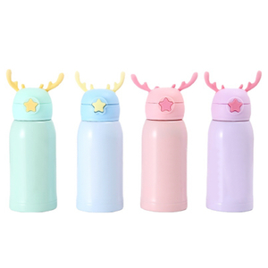 Vacuum Insulated Rambler Kids Bottle With Straw Cap Supplier