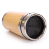 Stainless Steel Bamboo Insulated Coffee Tumbler Travel Mug