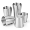 Stainless Steel Beer Cups Metal Red Wine Glass For Camping