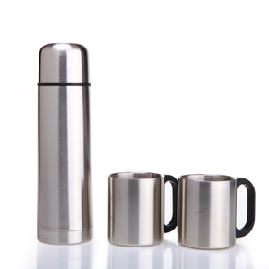 500ML Stainless Steel Insulated Flask Set with 2 Cups