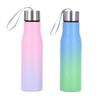 Stainless Steel Portable Single Wall Metal Sport Water Bottle